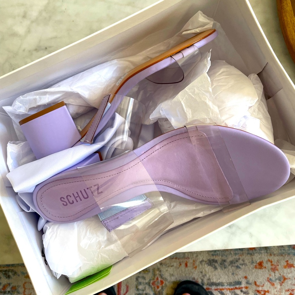 NEW Schutz Victorie Block Heel Sandal